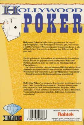 Hollywood Poker box cover back